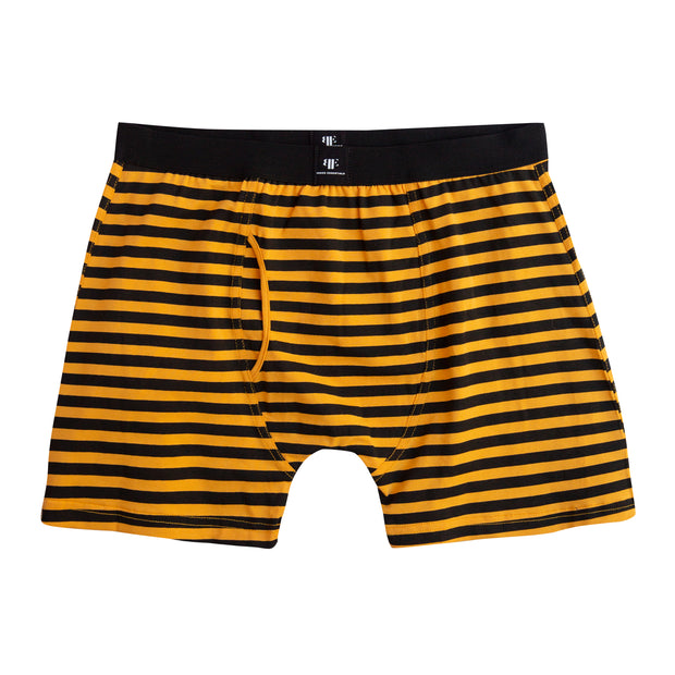 Yellow & Black Boxer-briefs