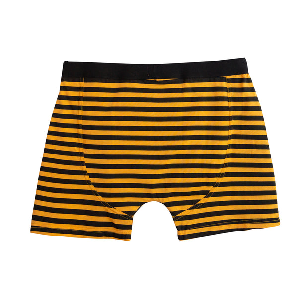 Yellow & Black Boxer-briefs