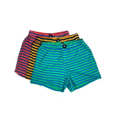 Boxed Essentials Colorful Men's Multipack Boxers, 3-Pack